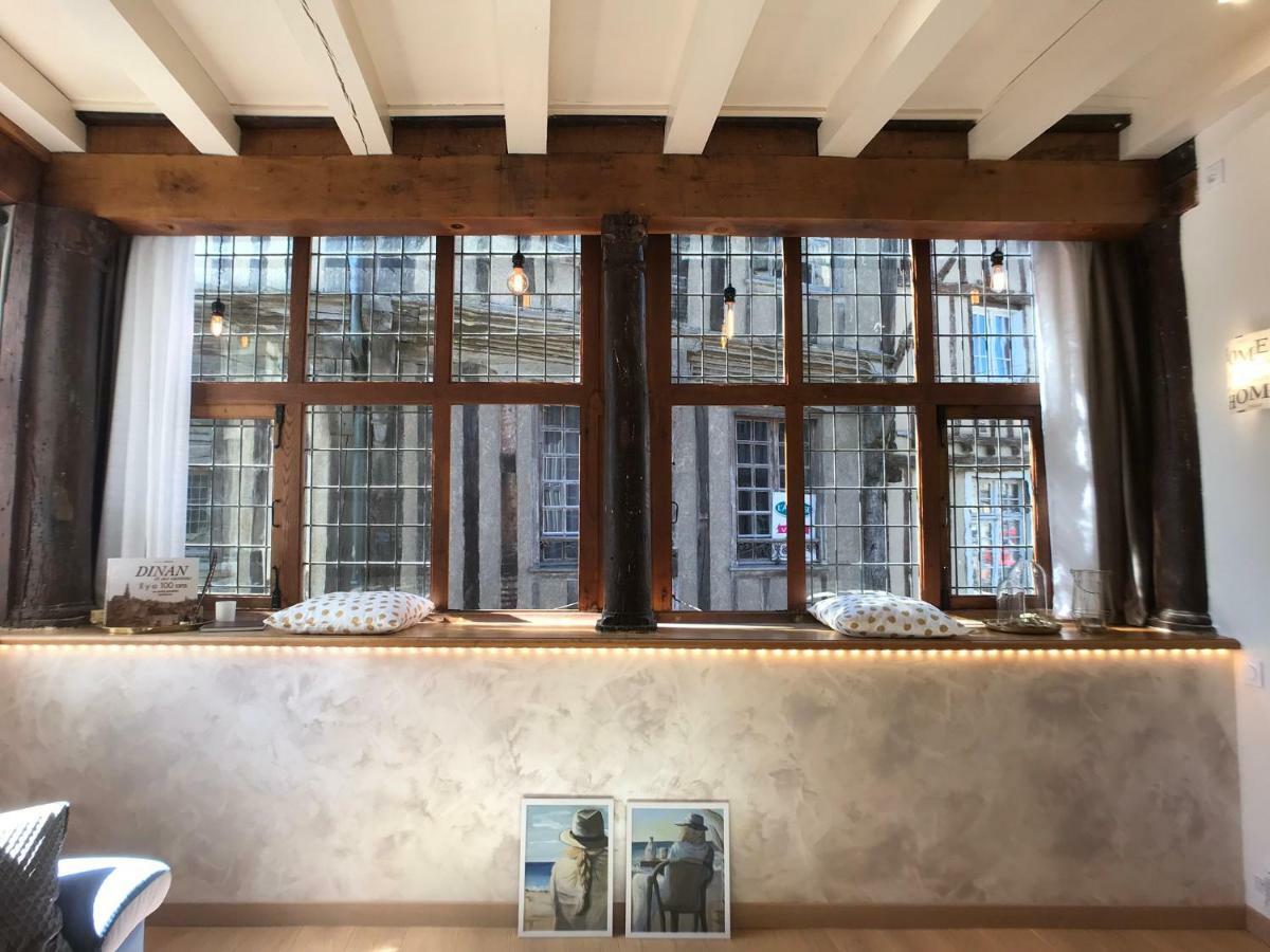 Appartement de charme classé 4 étoiles coeur historique de Dinan Exterior foto